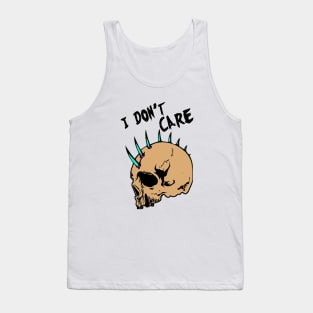 Mohawk Skull Tshirt Tank Top